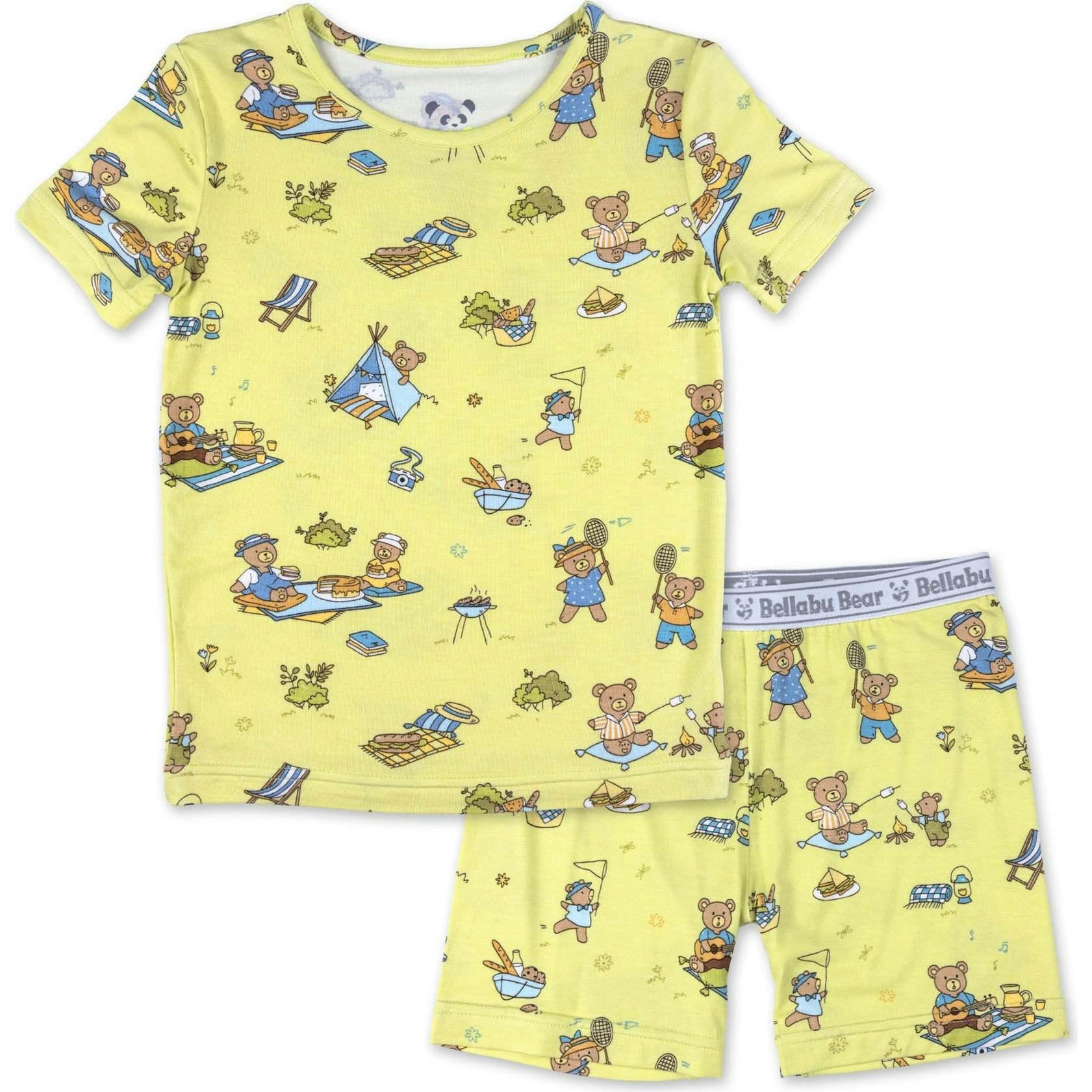 Teddy Picnic Kids Pajama Short Set