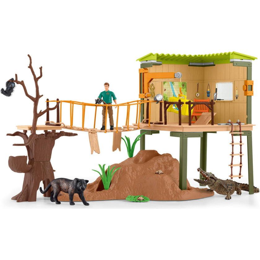 Schleich Wild Life: Ranger Adventure Station Playset