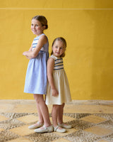Miel Dress Blue Stripe Seersucker