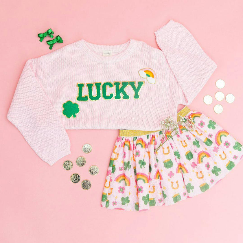 Green Glitter Bow Clip Set
