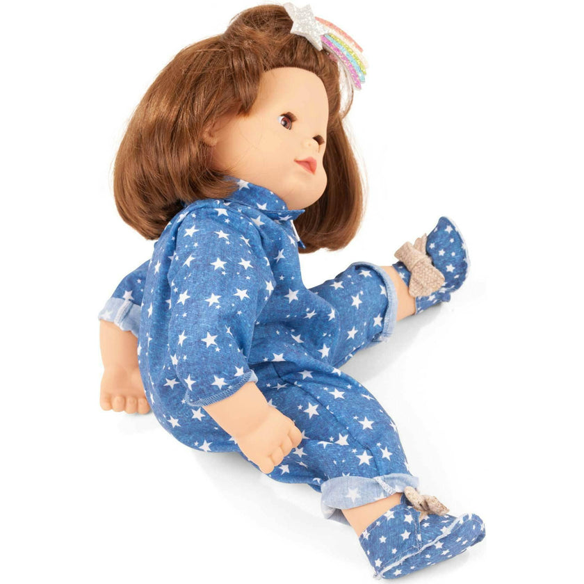 Maxy Muffin My Star 16.5" Doll with Sleepy Brown Eyes Brown Hair and Trend Setting Clothing