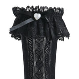 Heart Lace Ribbon Socks