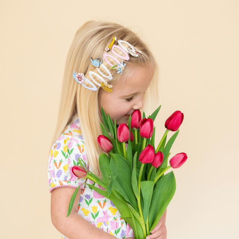Silly Goose Garden Hair Clip Set