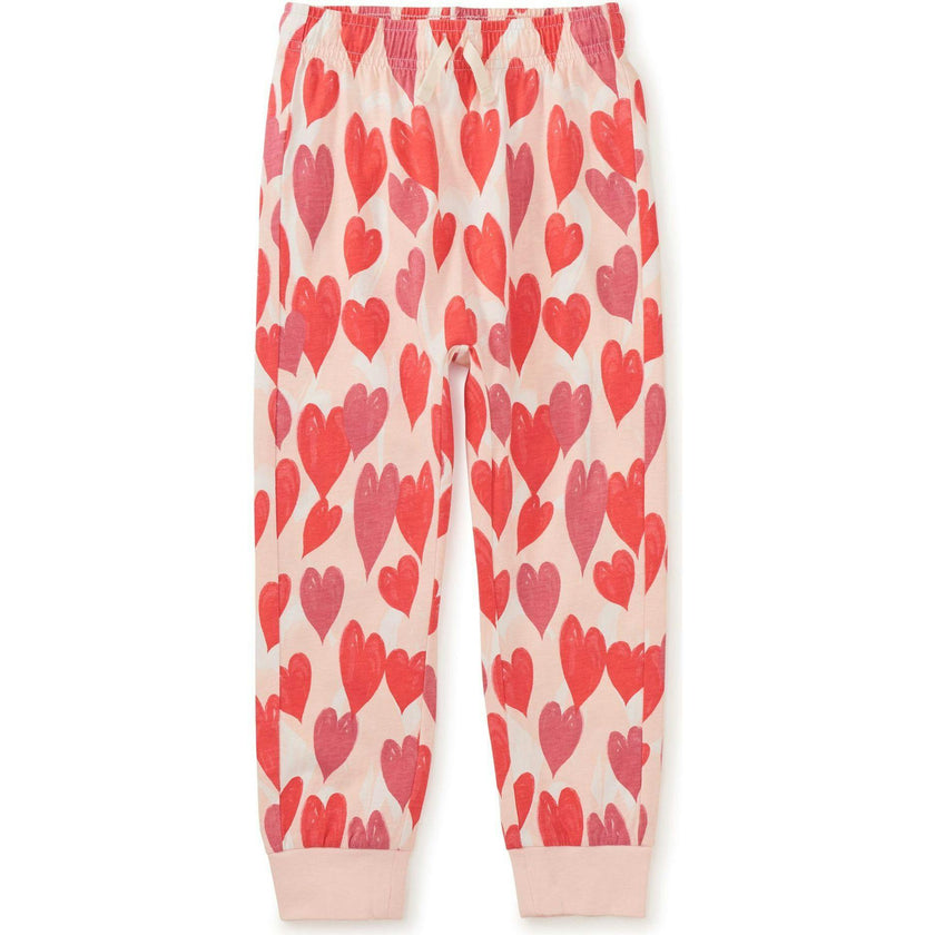 Printed Everyday Joggers, Red