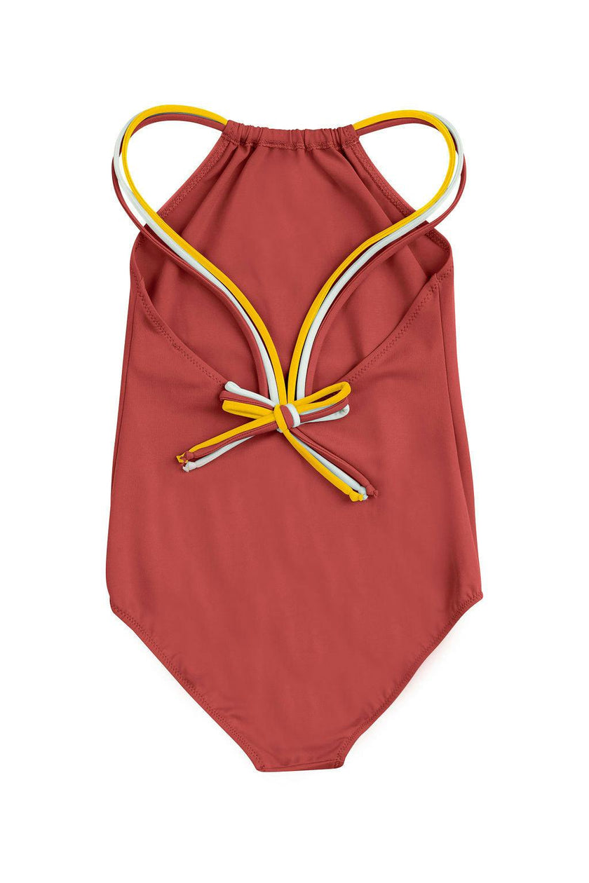 Frida One Piece Swimsuit Terracotta