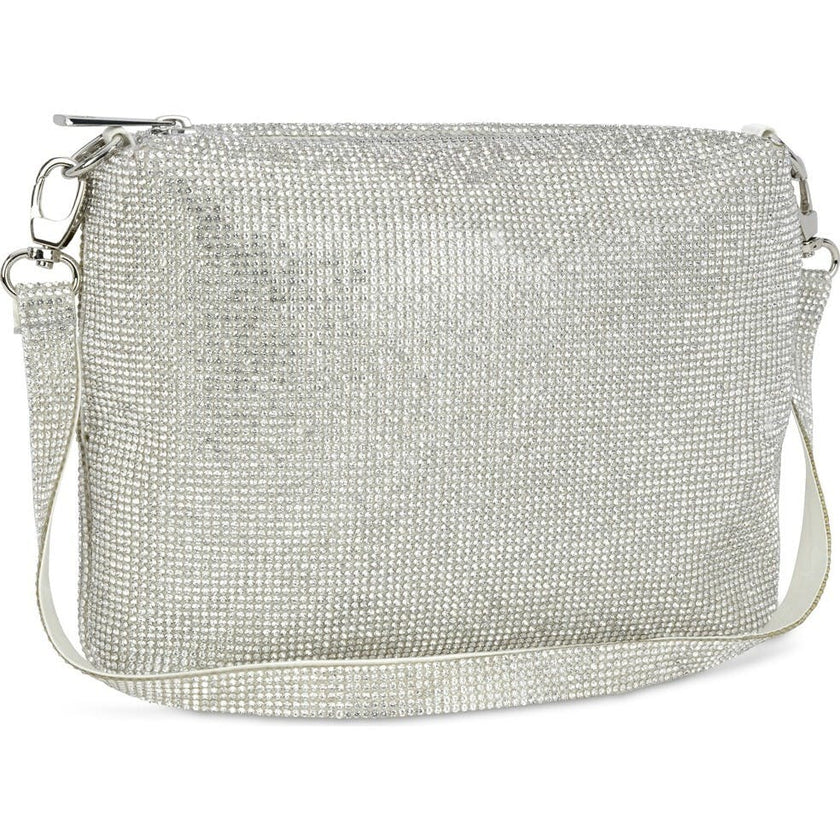 White Crystal Crossbody Bag