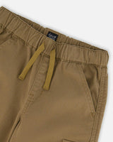 Twill Jogger Cargo Pants In