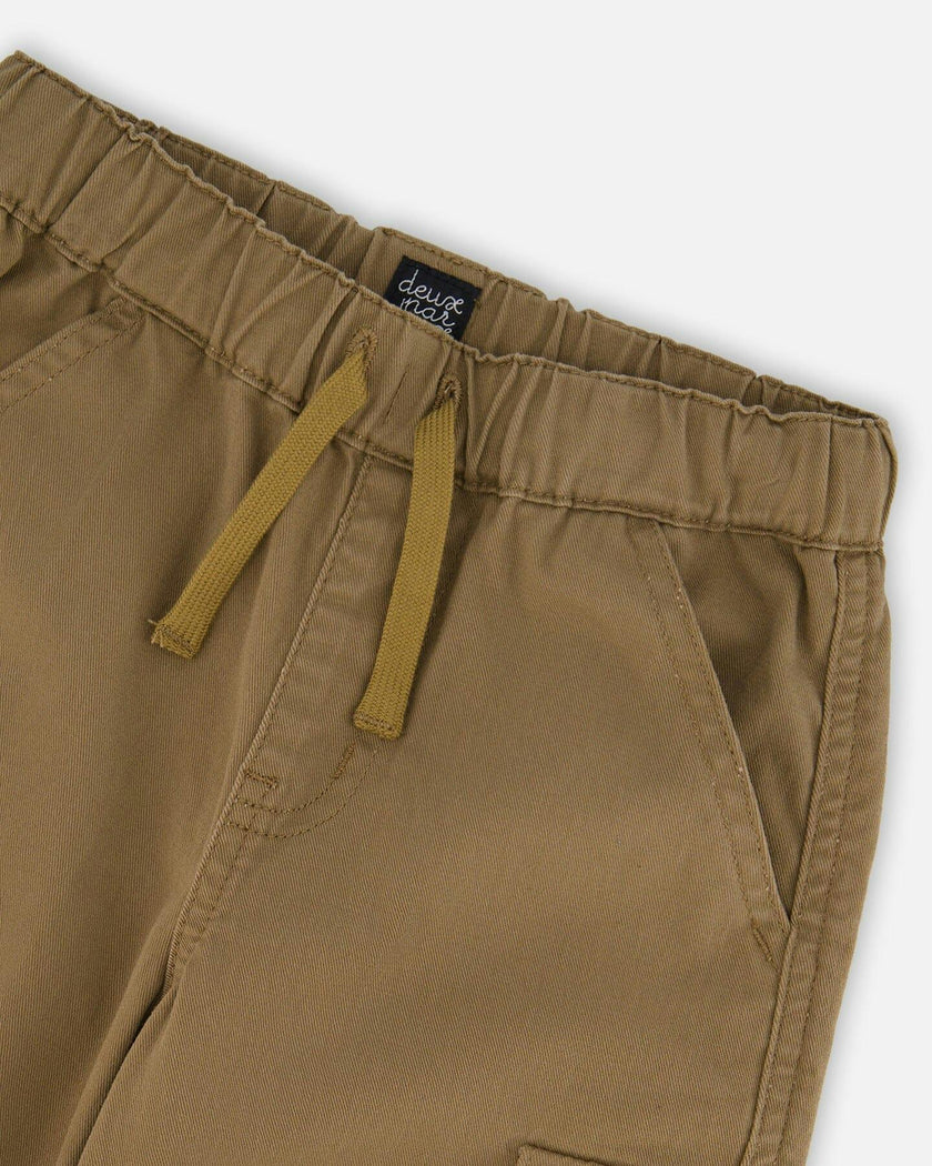 Twill Jogger Cargo Pants In