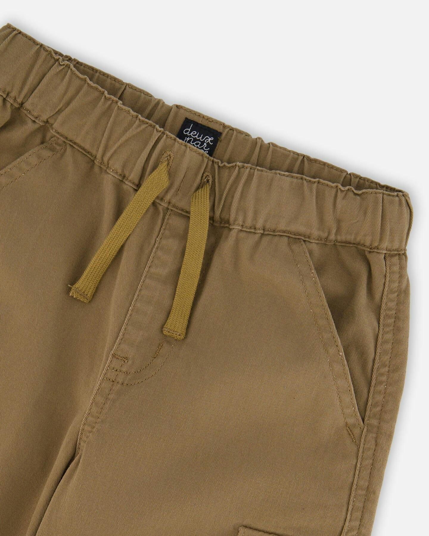 Twill Jogger Cargo Pants In