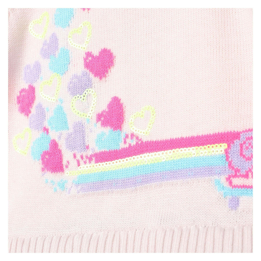 Pink Snail Knit Dress