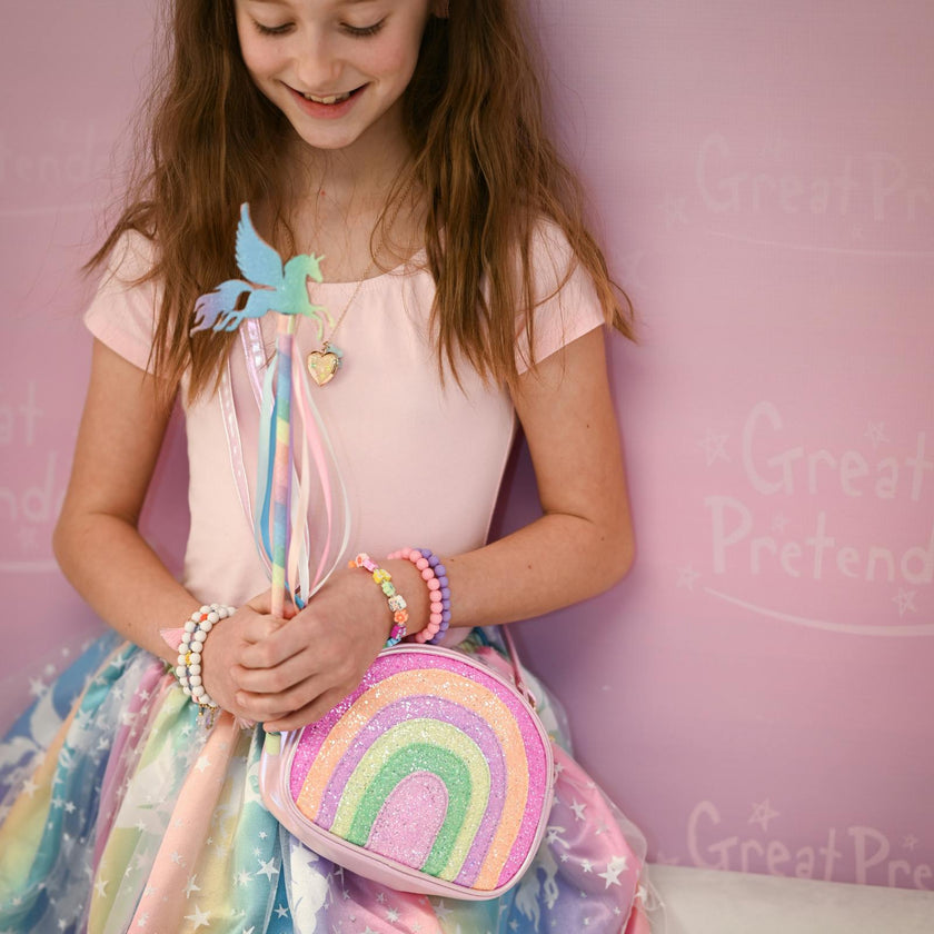 Enchanted Unicorn Skirt & Wand Set