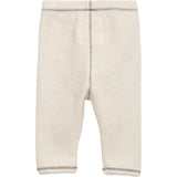 Jersey Waffle Knit Elastic Waistband 2-Front Button Leggings