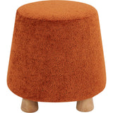 Denison Round Chenille Ottoman
