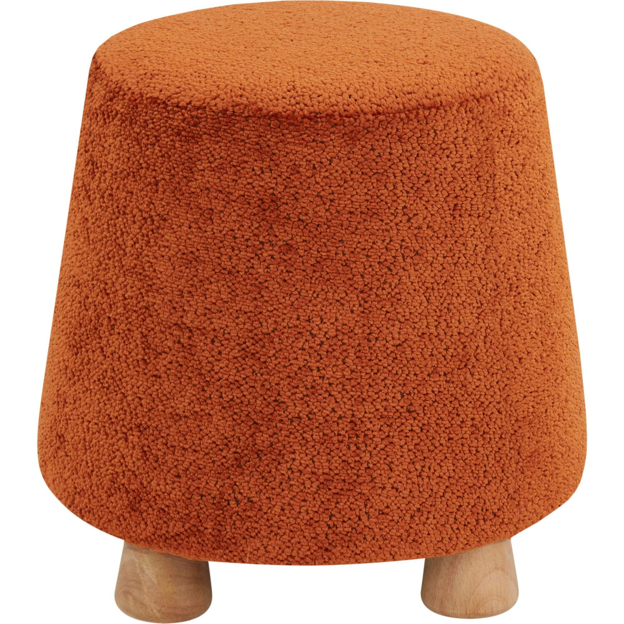 Denison Round Chenille Ottoman
