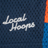 Kids Navy & Orange Game Shorts