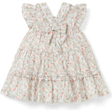 Baby Giraffe Ditsy Floral Dress, Pink