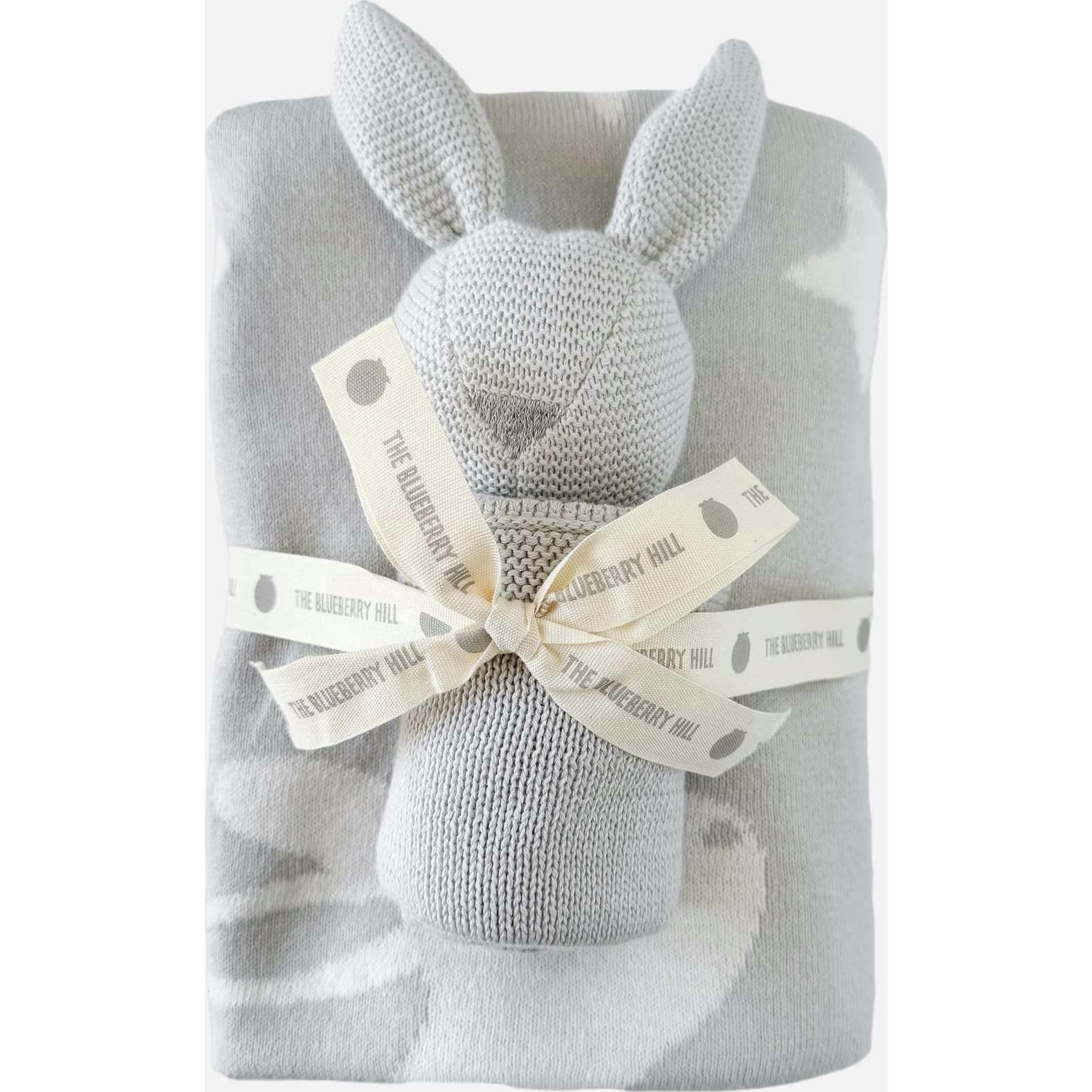 Star Moon Blanket Bunny Lovey Gift Set