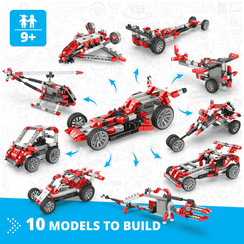 Inventor: Motorized - Race Car