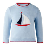 Sailboat Intarsia Sweater Set