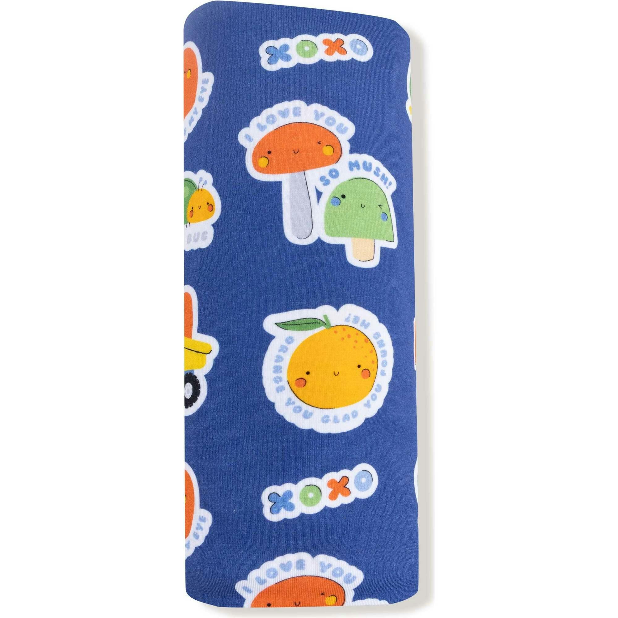 My Funny Valentine - Blue - Swaddle Blanket