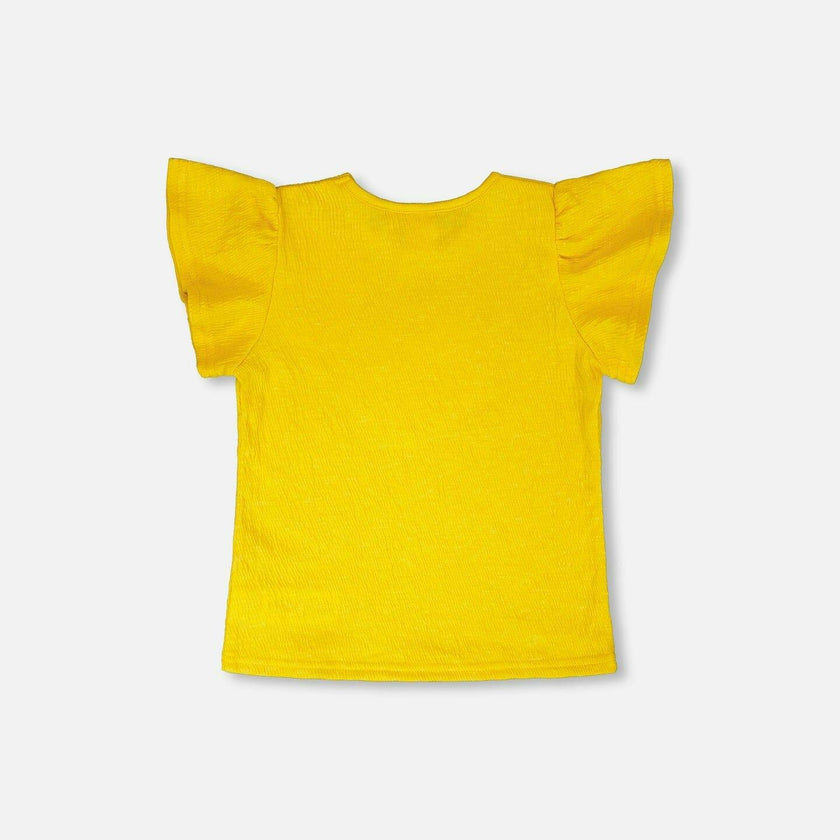 Crinkle Jersey Top