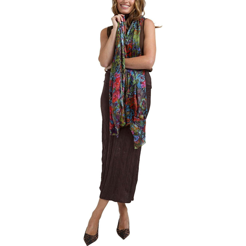Autumn Floral Printed Scarf