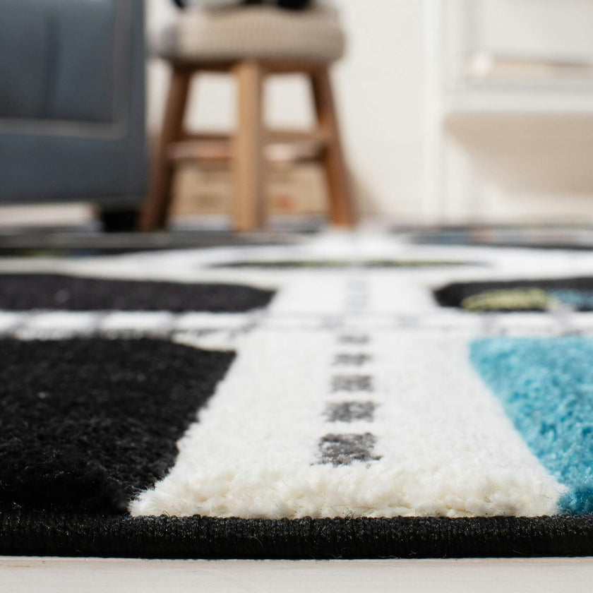 Carousel Kids Atlas Rug, Black
