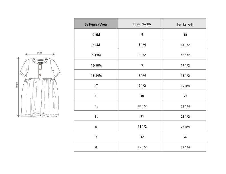 Short Sleeve Henley Dress