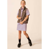 Polar Fleece Vest in Pale Yellow