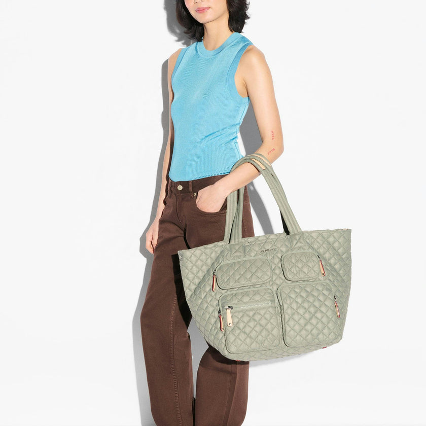 Agave Green Large Metro Travel Tote III