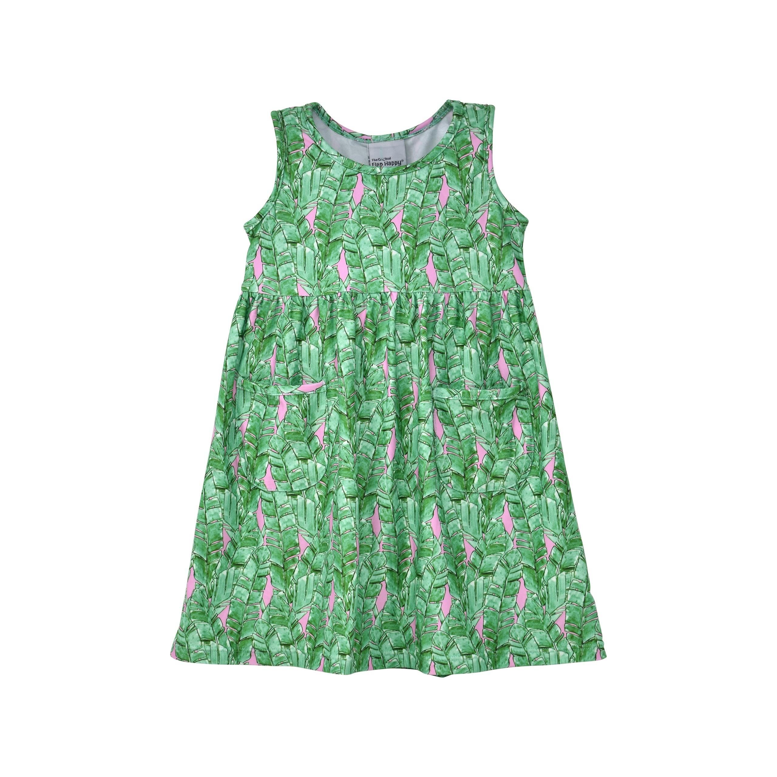 UPF 50+ Dahlia Sleeveless Tee Dress w/ Pockets