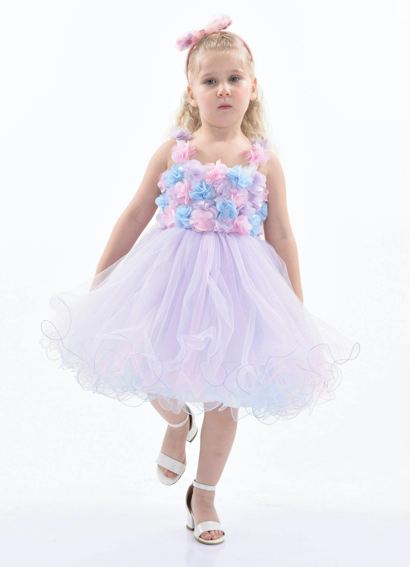 Lilac Rose Campanula Dress