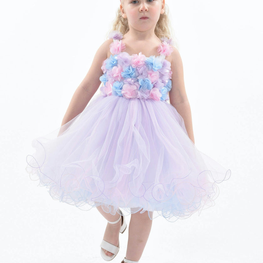 Lilac Rose Campanula Dress