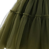 Floral Knit Vest & Tulle Skirt Set