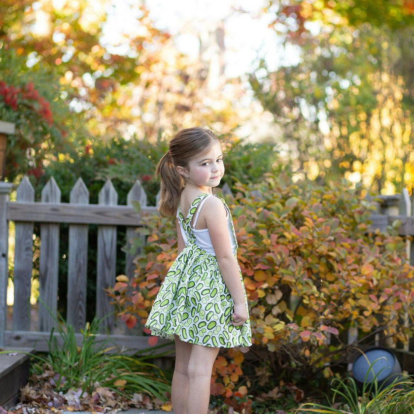 Pinafore Dress in Pickles
