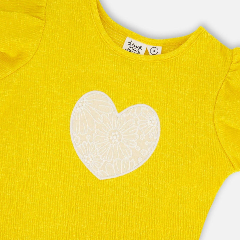 Crinkle Jersey Top