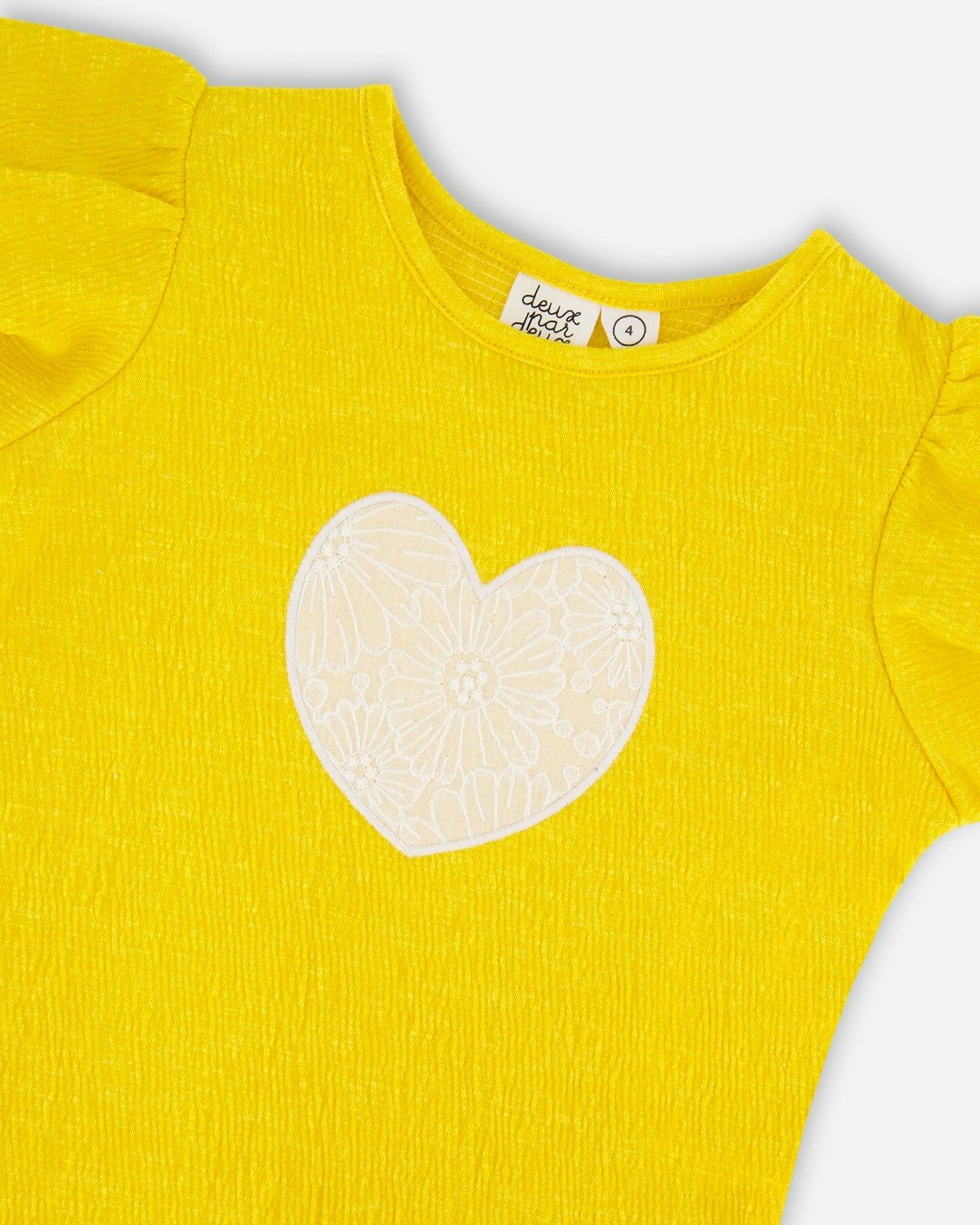 Crinkle Jersey Top