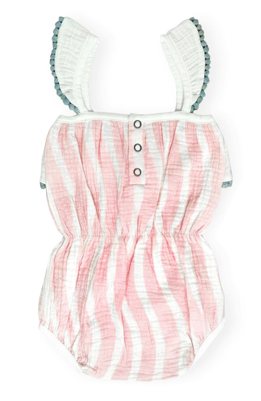 Pink Surf Willa Bubble Romper