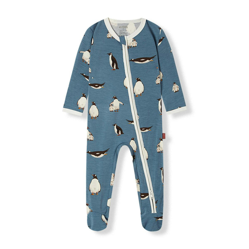 Luxe Stretch Zipper Footed Romper