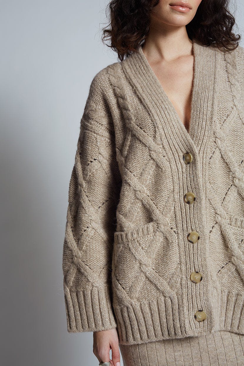 KAYLN CARDI | OATMEAL MELANGE
