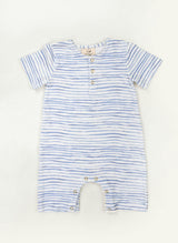 Walker Terry Romper - Wave Stripe