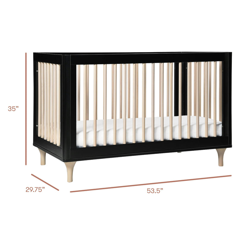 Babyletto Lolly 3-in-1 Convertible Crib with Toddler Bed Conversion Kit