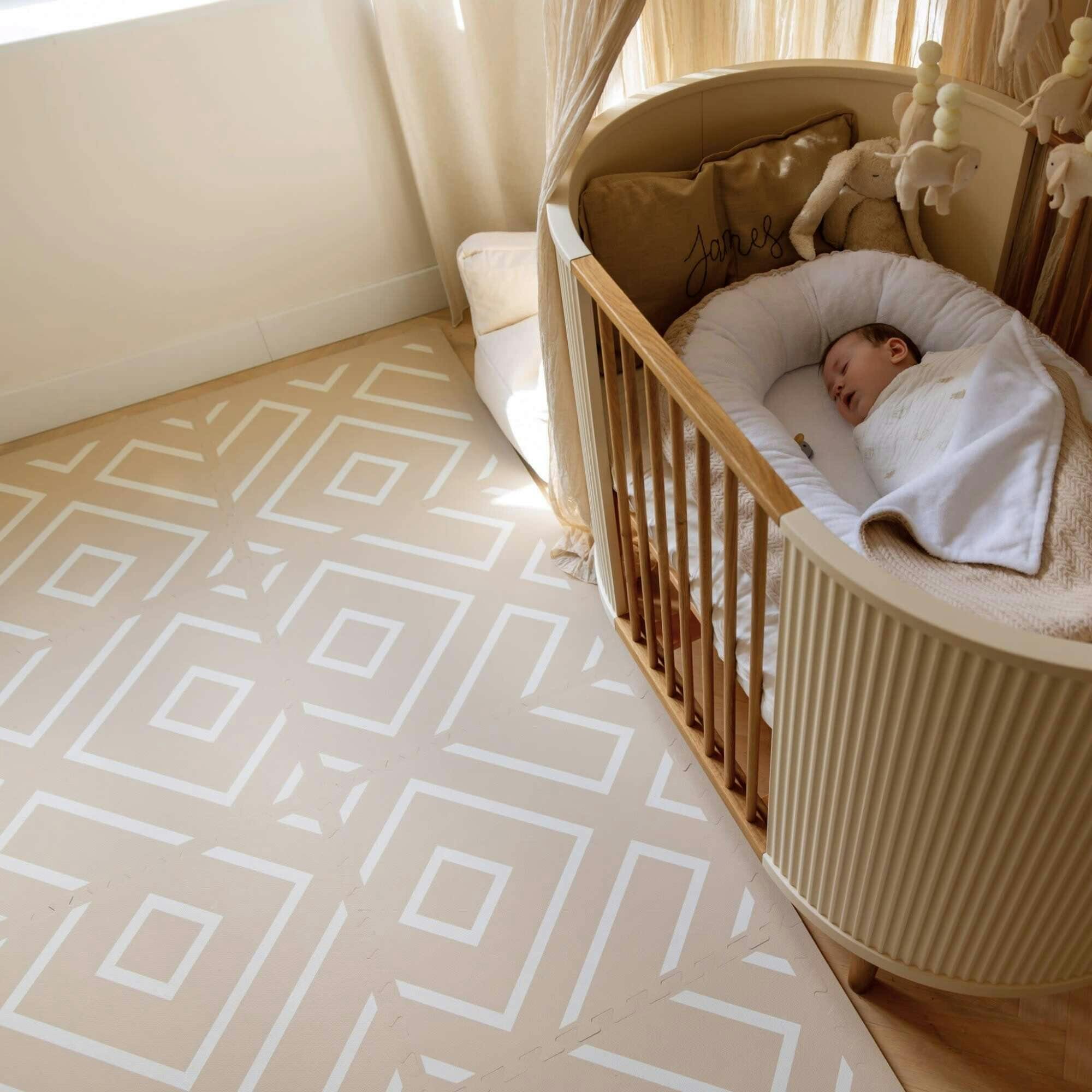 Modern Blocks - Desert Sand - Play Mat, Prints