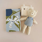 Blueberry Blanket and Henry Bear Bee Plush Set
