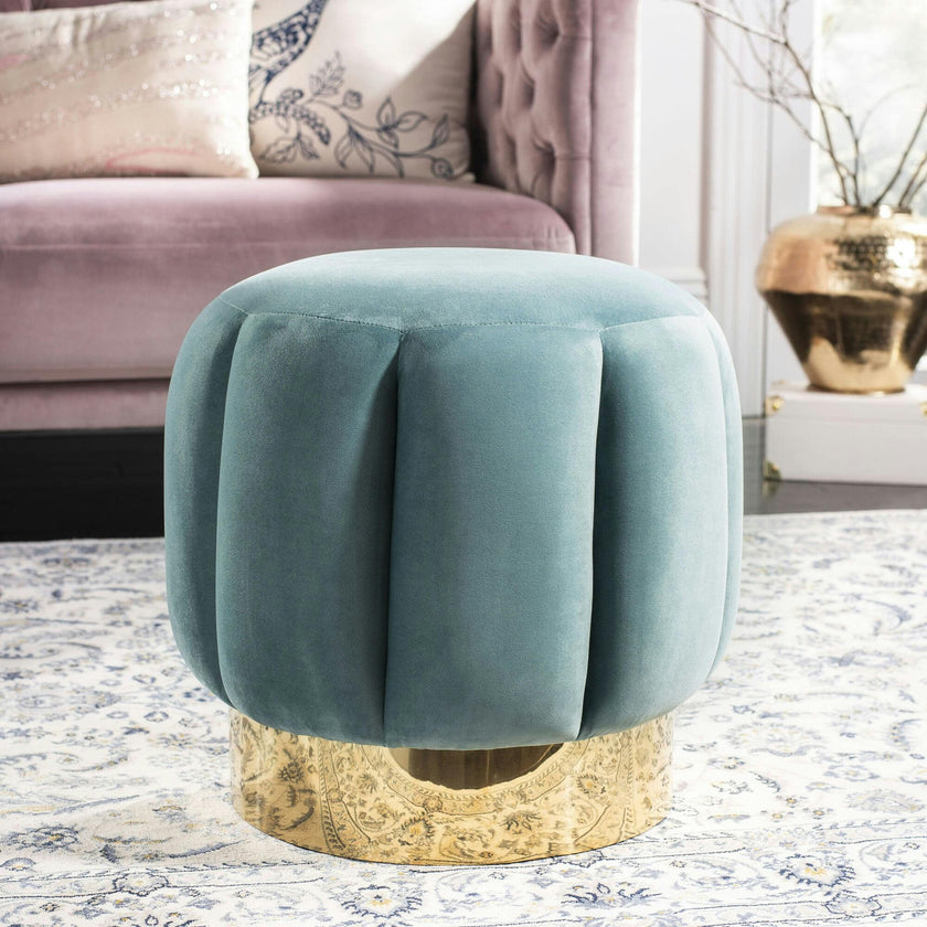 Maxine Channel Tufted Otttoman