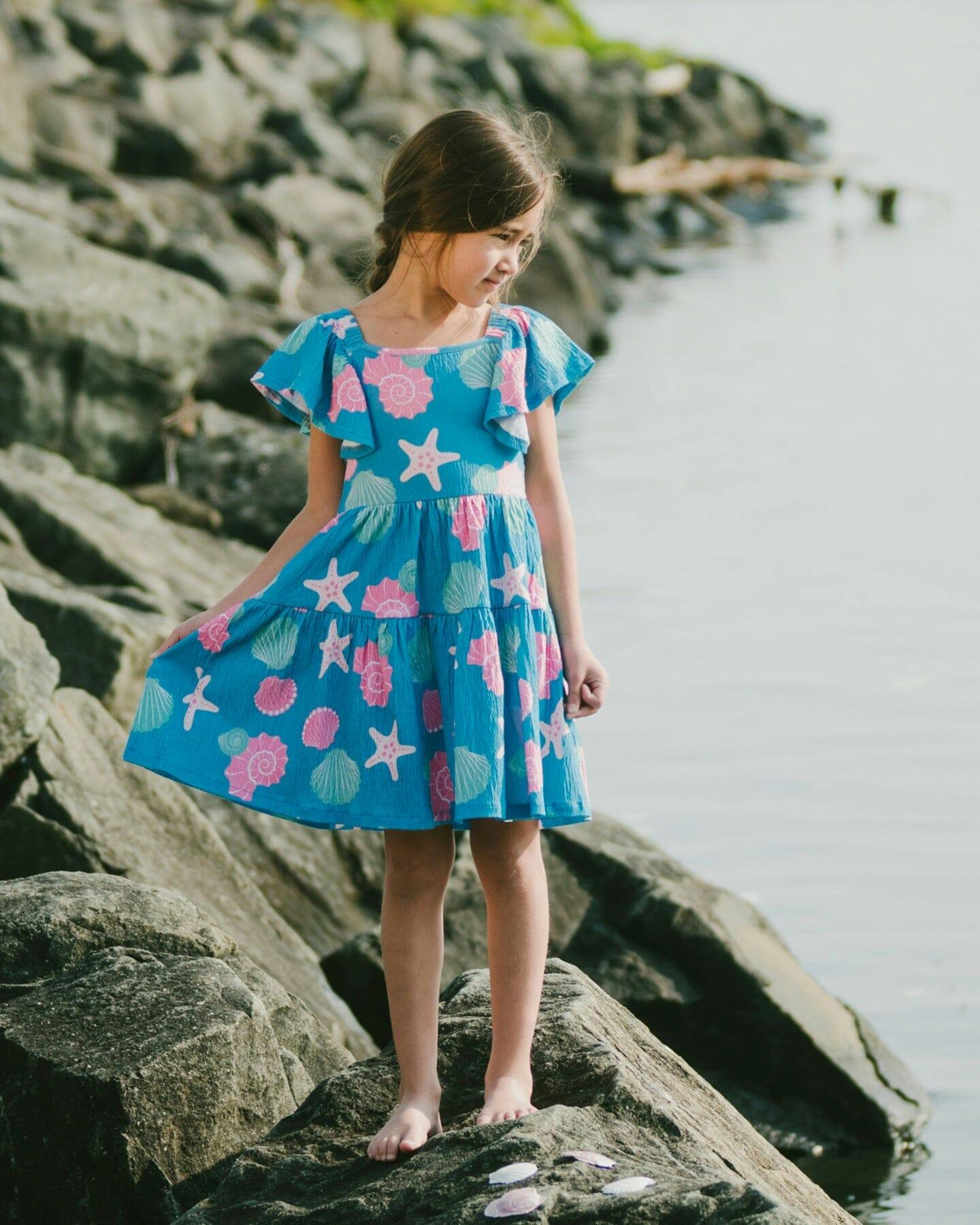 Crinkle Jersey Dress
