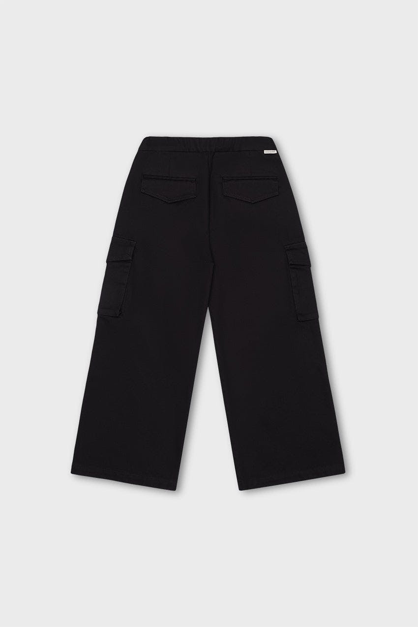 Organic Cotton Wide Leg Cargo Pant