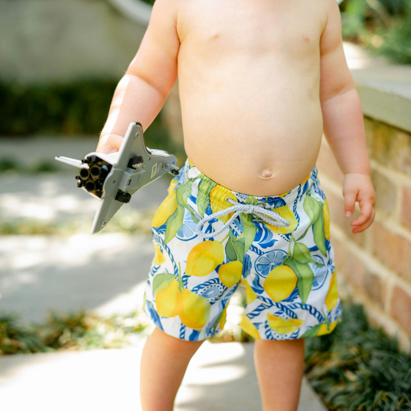 The Lemonade Stand - Boys Swim Trunks UPF 50+