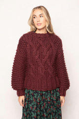 Erica Sweater in Raisin