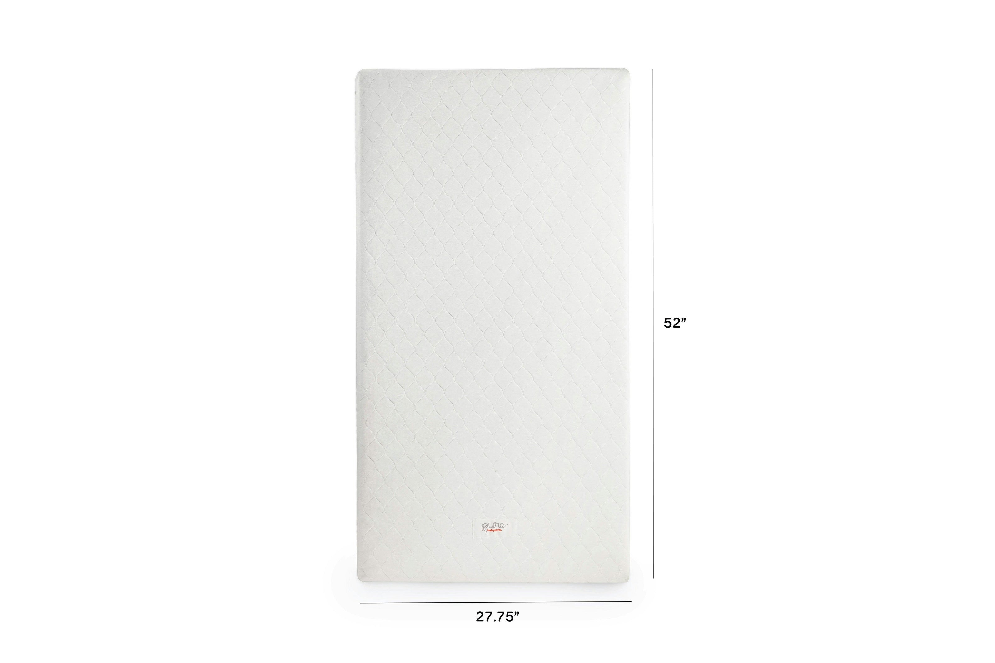 Babyletto Pure Core Non-Toxic Crib Mattress with Hybrid Waterproof Cover